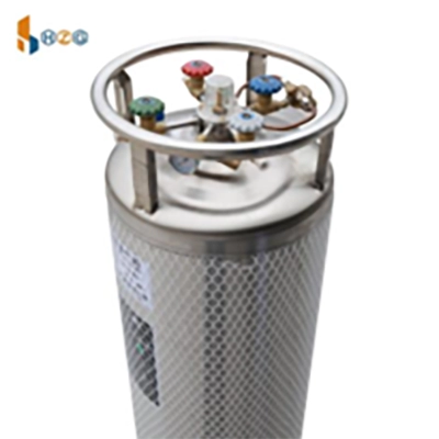 Low temperature insulated gas cylinder